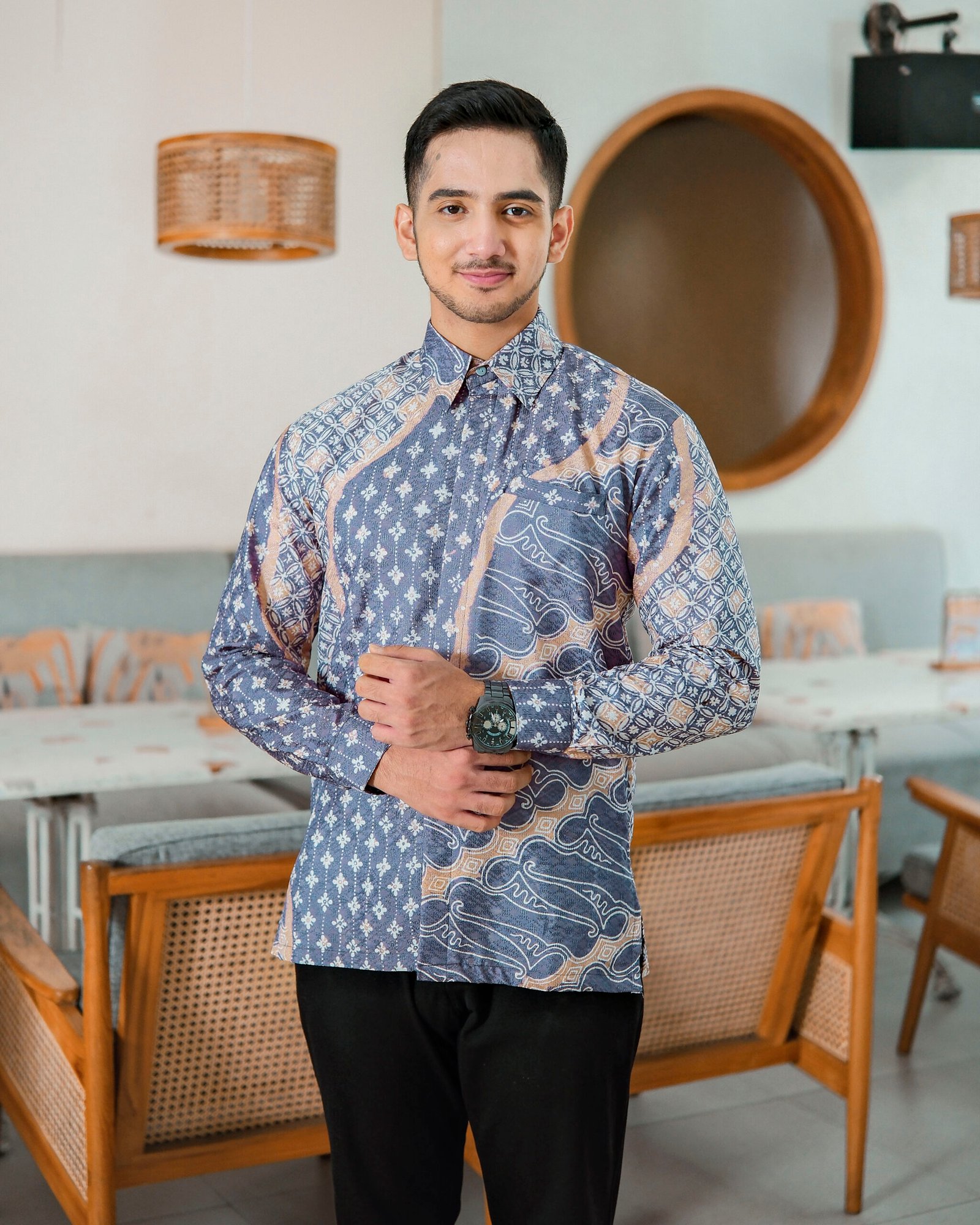 Diana Batik - KEMEJA BATIK VISCOSE | Kemeja Batik Dewasa Viscose Furing - Gambar 2