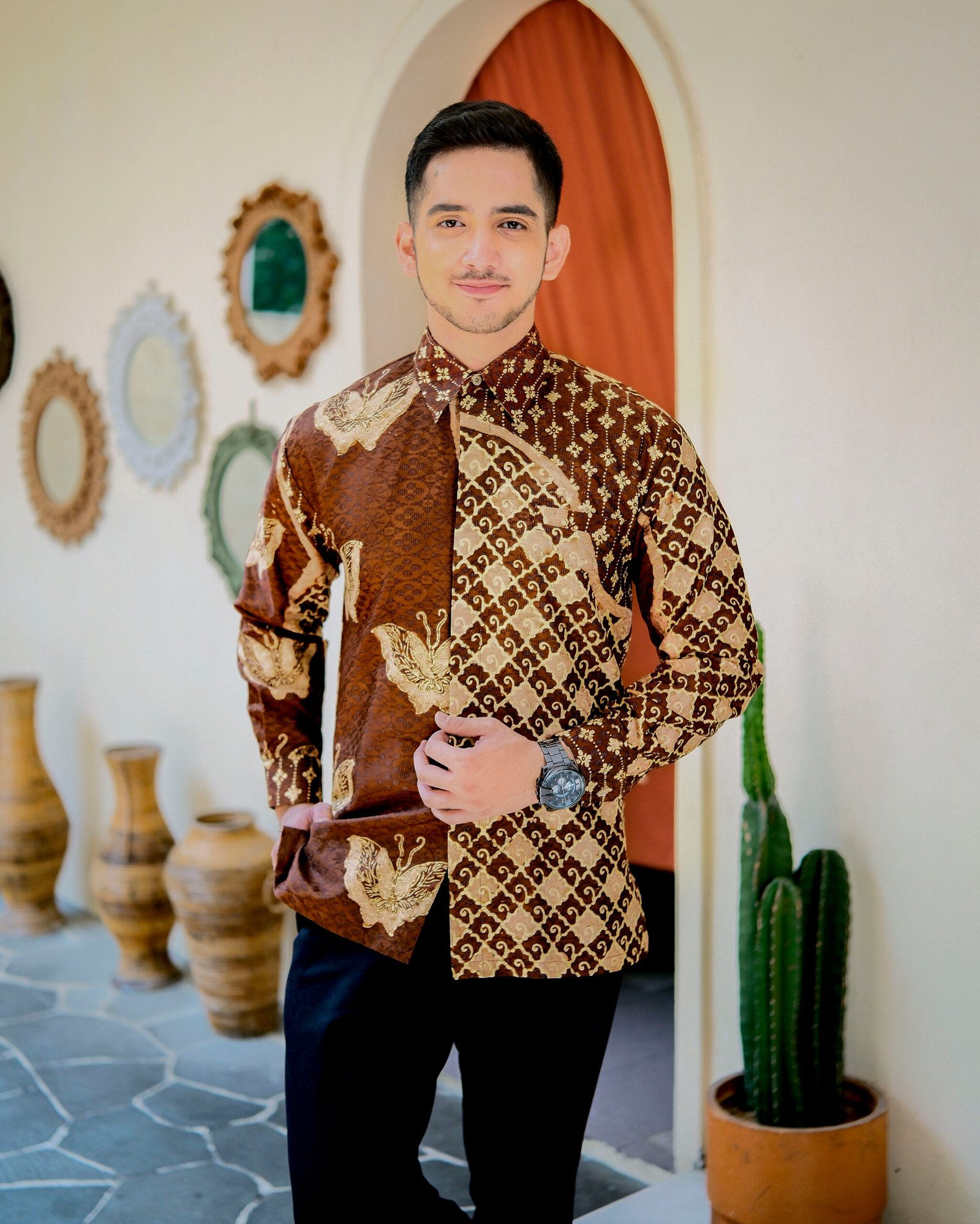Diana Batik - KEMEJA BATIK VISCOSE | Kemeja Batik Dewasa Viscose Furing - Gambar 3