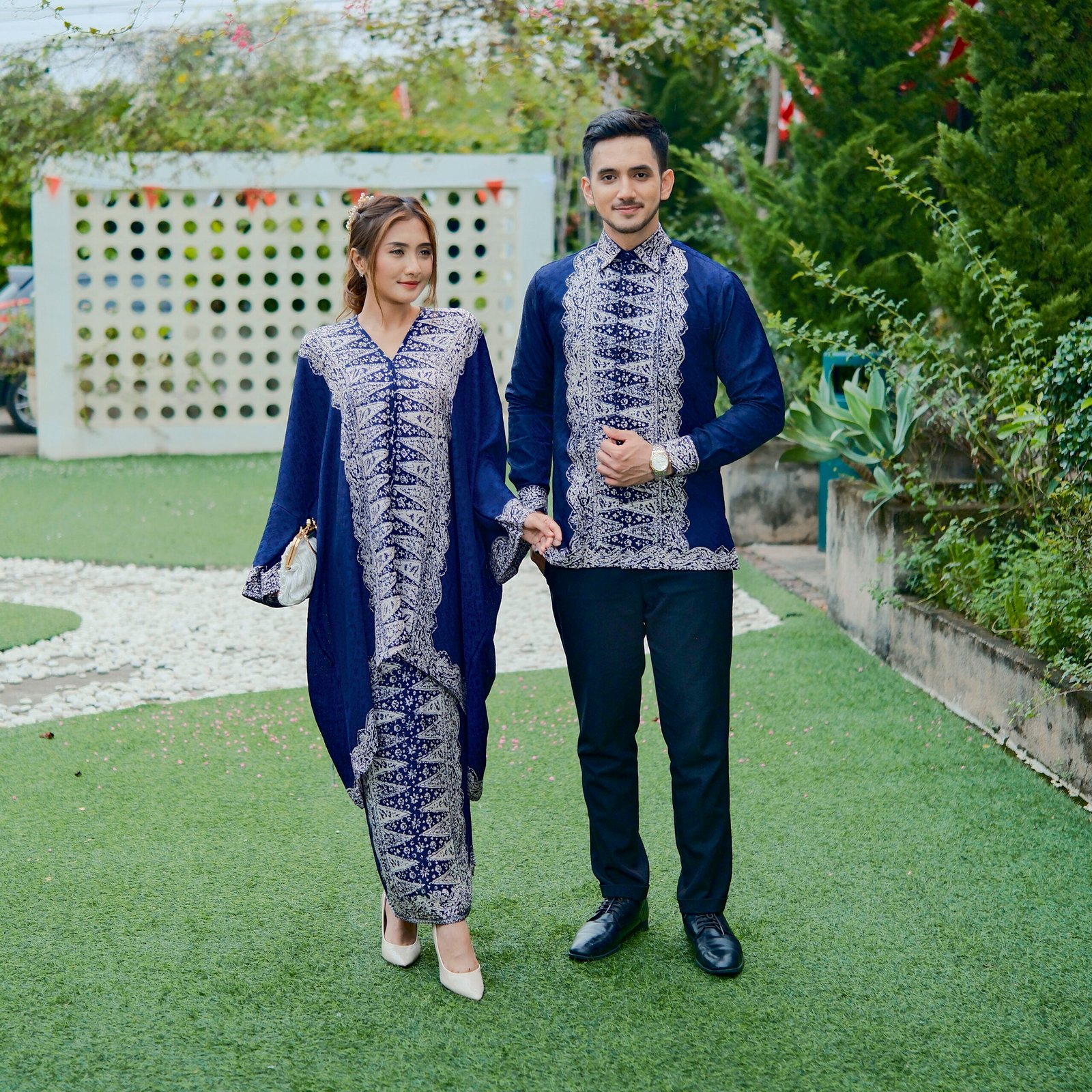 Diana Batik - COUPLE ONE SET BLOUSE JUPRI SERIES | Couple Kaftan Blouse Batik | Kaftan Lebaran