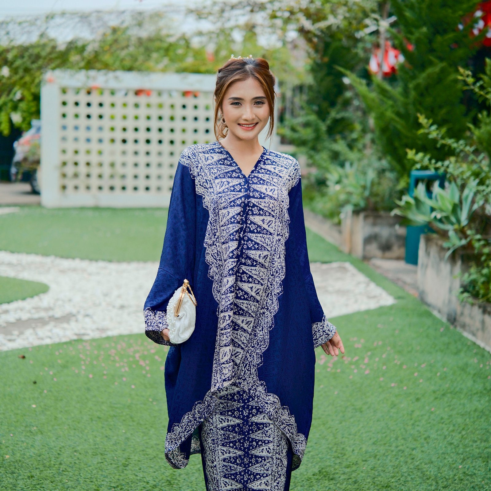 Diana Batik - COUPLE ONE SET BLOUSE JUPRI SERIES | Couple Kaftan Blouse Batik | Kaftan Lebaran - Gambar 3
