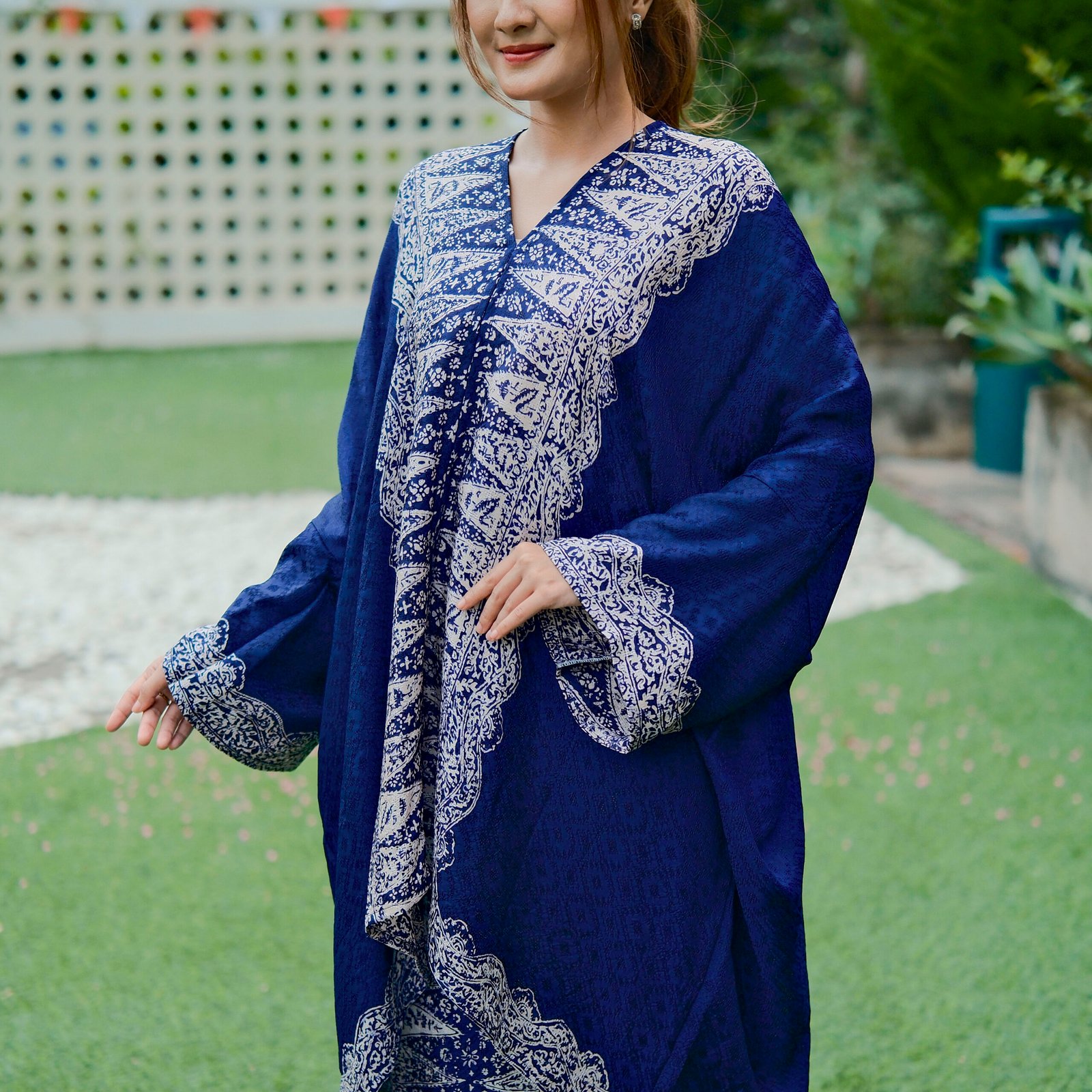 Diana Batik - COUPLE ONE SET BLOUSE JUPRI SERIES | Couple Kaftan Blouse Batik | Kaftan Lebaran - Gambar 4