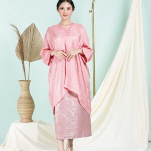 Diana Batik - TUNIK BLOUSE SET KEBAYA MODERN VISCOSE DAN KAIN TENUN SONGKET
