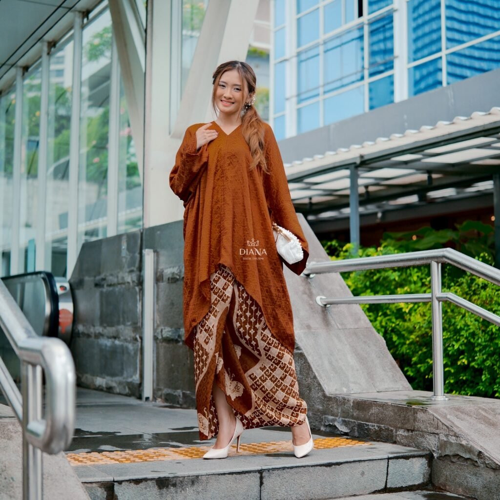 Diana Batik - SET BLOUSE ARUNA POLOS | Kaftan Tunik | Tunik Viscose