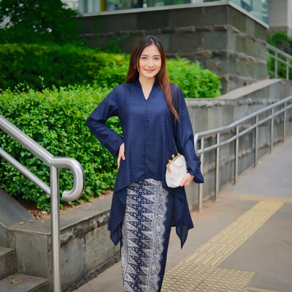 Diana Batik - ONE SET JUPRI POLOS & LILIT BATIK | One set Batik Viscose | Busui Friendl - Gambar 4
