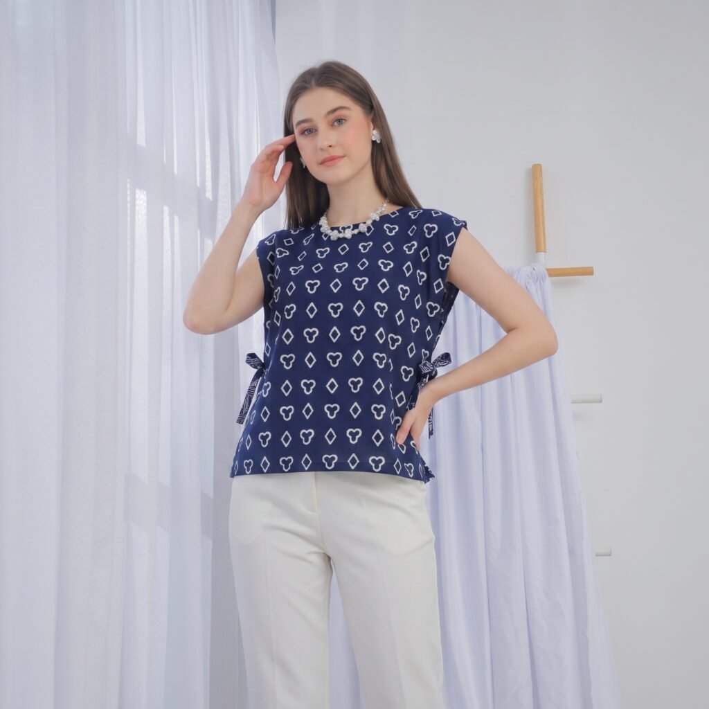 Diana Batik - VEST ROMPI BATIK JUMPUTAN KATUN | Modern Etnik Batik